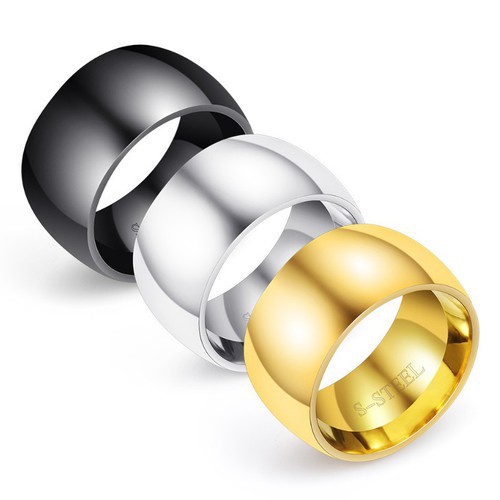 Nhẫn Nam Bản To Loại Bóng Titan Không Rỉ TT 2379