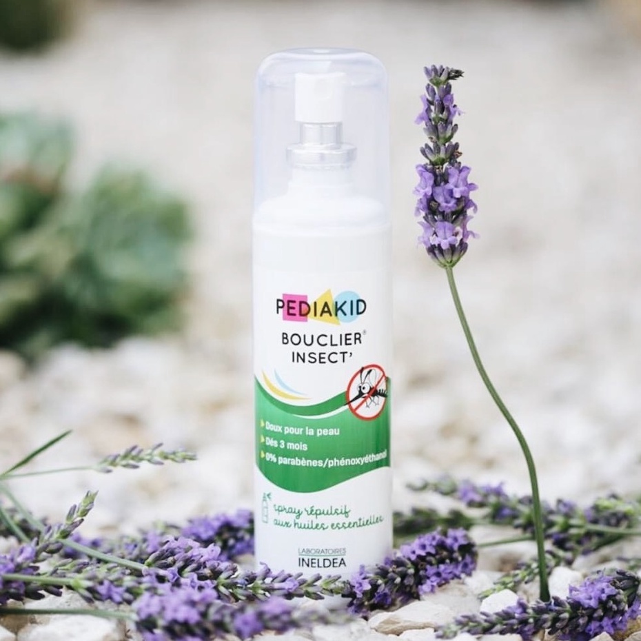 Xịt chống muỗi, chống côn trùng Pediakid Bouclier Insect Nội địa Pháp dành cho bé từ 3 tháng tuổi (Hữu cơ Ecocert)