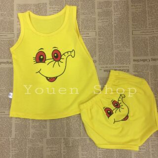 Combo 5 bộ chip thun cotton 4 chiều cho bé