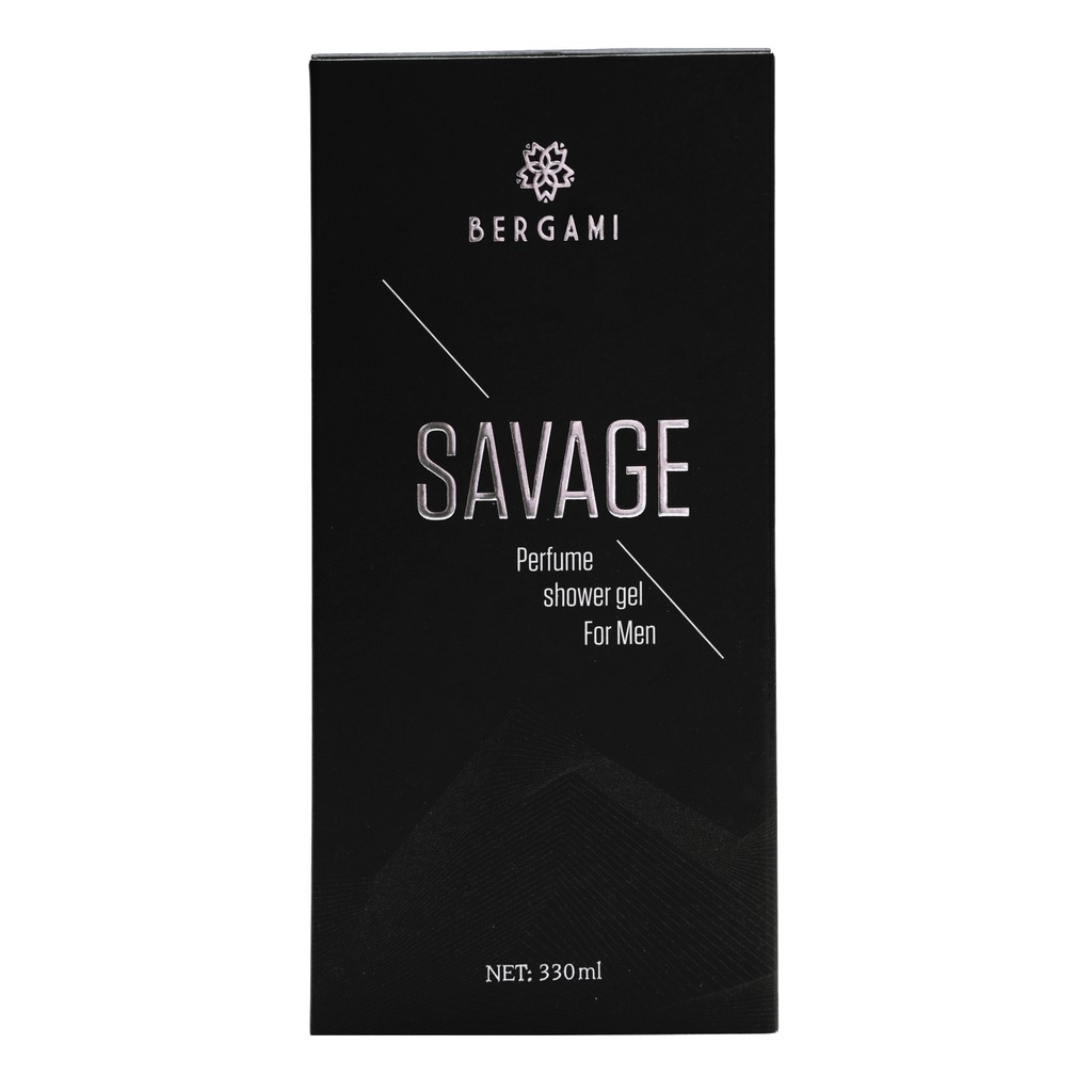 Sữa tắm nam Bergami Savage, sữa tắm nước hoa nam mùi GỖ SỒI sạch sâu, dưỡng da tự tin thể hiện bản lĩnh 330ml | BigBuy360 - bigbuy360.vn
