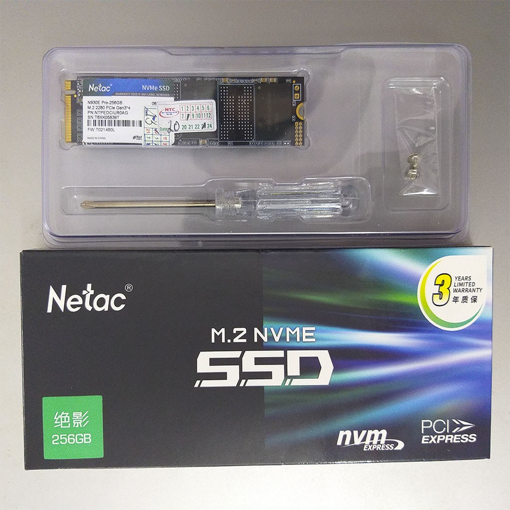 [Mã 255ELSALE giảm 7% đơn 300K] Ổ cứng SSD M2 NVMe Netac N930E PRO 128Gb 256Gb 512Gb M.2 2280 PCIe chính hãng | BigBuy360 - bigbuy360.vn