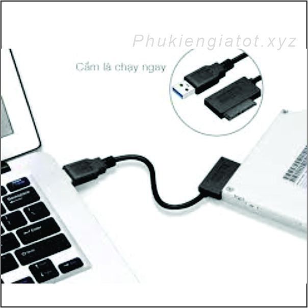 Cáp kết nối DVD Laptop sang USB _USB sang SATA