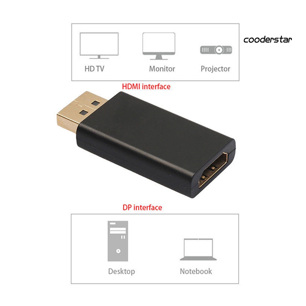 Bộ chuyển đổi âm thanh DP sang HDMI mạ vàng