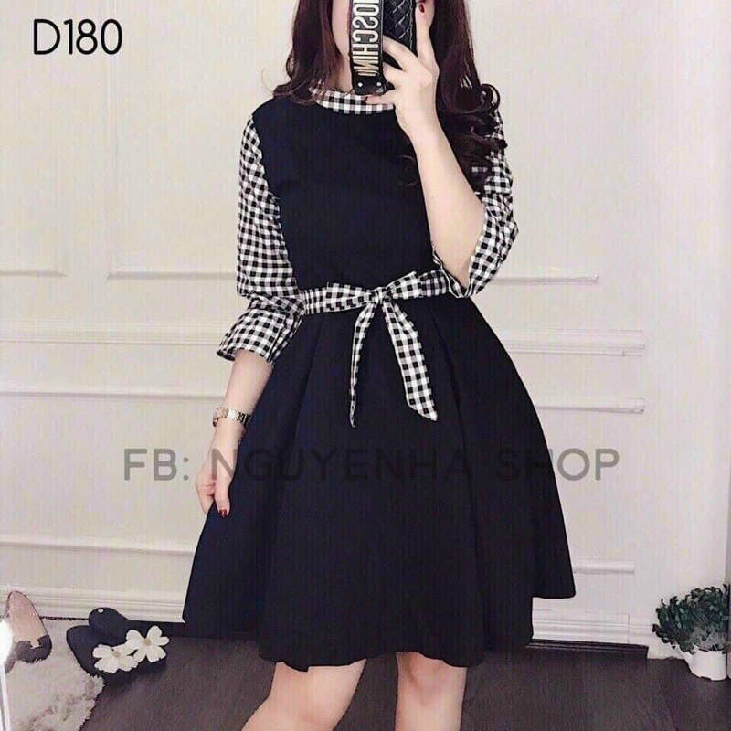 Đầm suông phối sọc size 65-90 | BigBuy360 - bigbuy360.vn