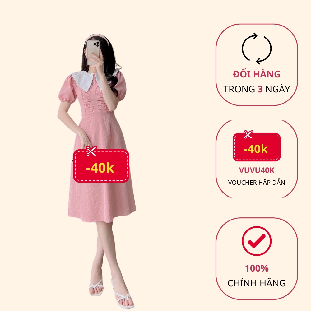 Váy Nhún Eo Đẹp Nhất 2022 - Thời Trang Nữ - Váy Đầm Dự Tiệc Cưới - Che Vòng 2 - Siêu Xinh 2 Màu Đủ Size S M L