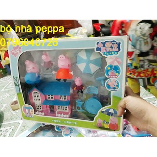 Hộp đồ chơi gia đình heo peppa