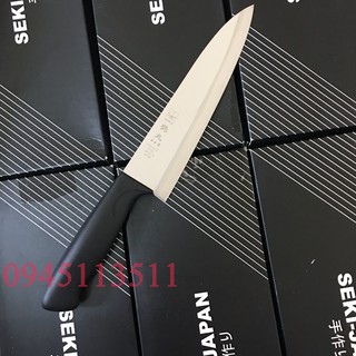 Dao làm cá, thái thịt Nikken Nhật Bản Gyutou Tsurumaru (Made in Japan) 30cm cán nhựa ABS, thép không gỉ