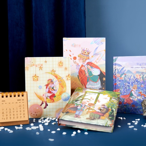 Sổ tay bìa cứng - Series Hoàng Tử Bé - 10,5cm x 14cm