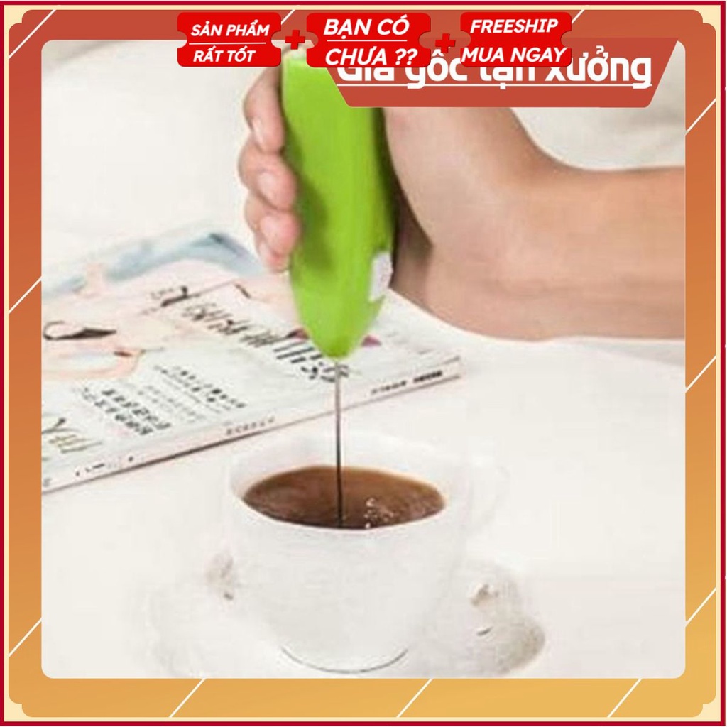 Máy tạo bọt cà phê (Caffe) và đánh Trứng mini cầm tay CAO CẤP tiện dụng