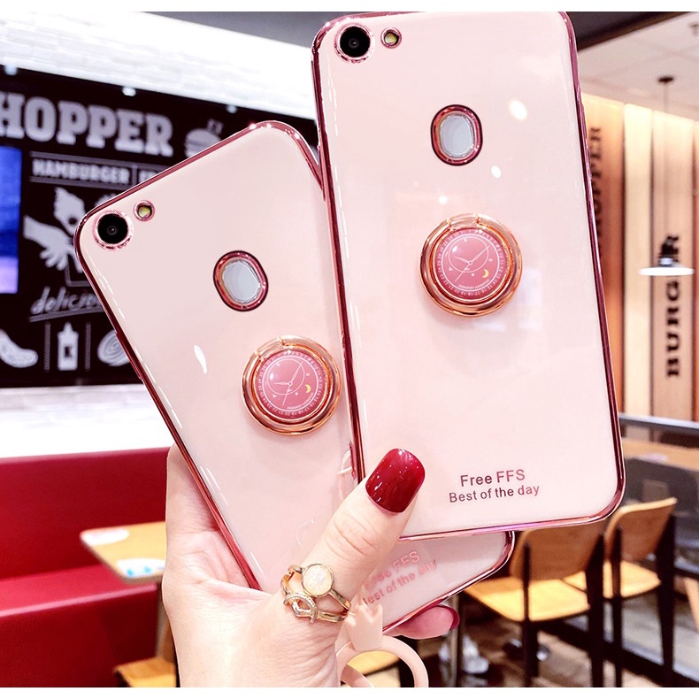 ỐP LƯNG SILICON OPPO F5, F5 YOUTH KÈM IRING SANG TRỌNG