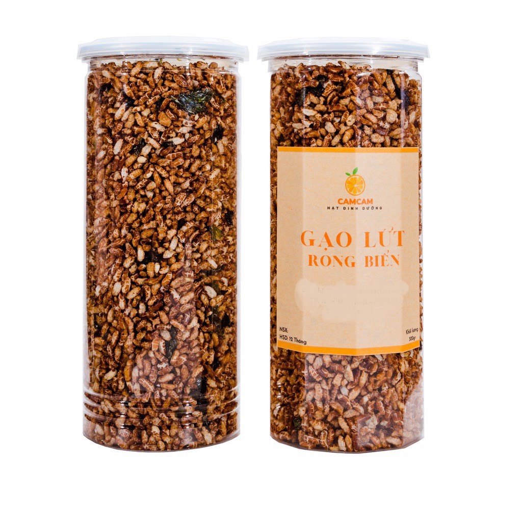 GẠO LỨT SẤY RONG BIỂN - CƠM SẤY GẠO LỨT - HŨ 300GR