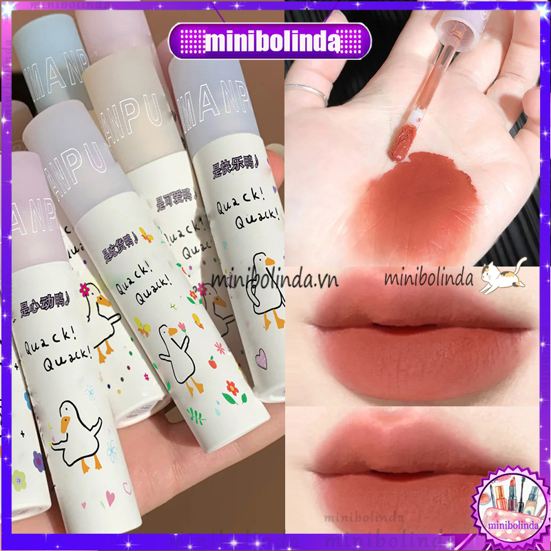 Son lì DAIMANPU mềm mịn như nhung chống thấm nước chống khô môi lâu trôi