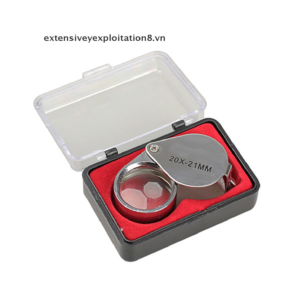 Kính Lúp Phóng Đại 20X21Mm 20X Có Thể Gấp Gọn Tiện Dụng