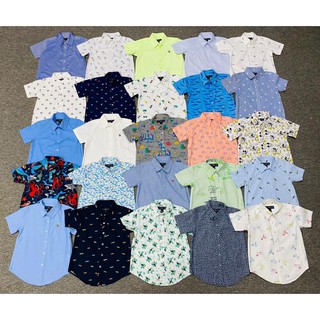 Áo sơ mi Polo size đại nhiều màu cho bé trai 5-14t ~ 20-50kg | Bigbaby Shop