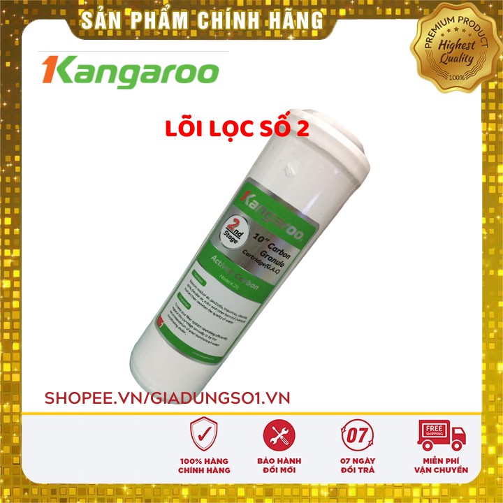 [UY TÍN SỐ 1[MODEL-KG104VTU] BỘ 3 LÕI LỌC KANGAROO 123 DÀNH CHO MODEL KG104VTU - 7 CẤP | GỒM 3 LÕI LỌC KANGAROO SỐ 1-2-3