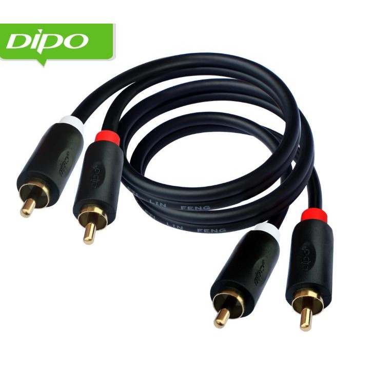 Cáp AV hoa sen 2 đầu RCA chính hãng DIPO