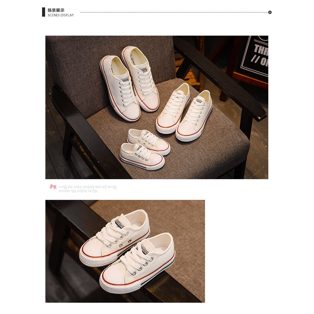 Giày trắng đôi cho mẹ và bé  CG24