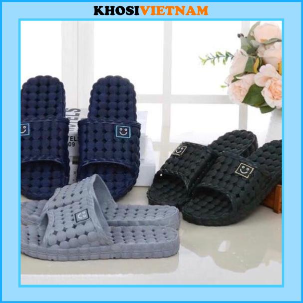 Dép Lỗ Đúc Nguyên Khối , Hình Mặt Cười đi trong nhà ,văn phòng cho cả nam và nữ siêu bền ,siêu êm mã KS08