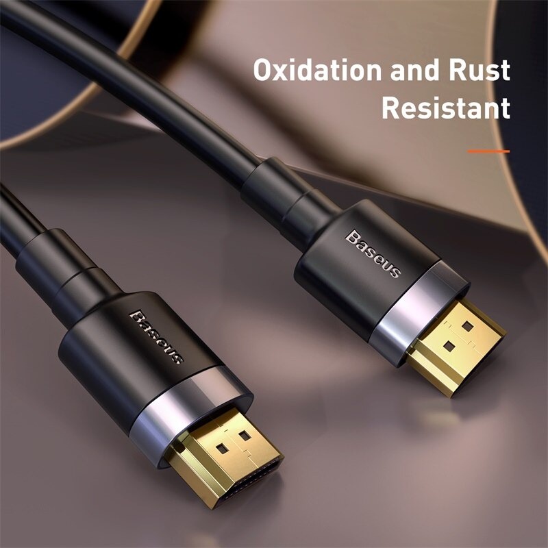 Cáp HDMI 4K 60Hz 18Gbps Siêu Bền Baseus Cafule HDMI Cable Hỗ Trợ Lên Đến 32 Kênh Âm Thanh - TopLink