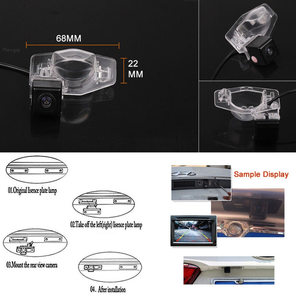 Bộ camera lùi đỗ xe cho xe ô tô Honda CRV Fit Jazz Odyssey | BigBuy360 - bigbuy360.vn