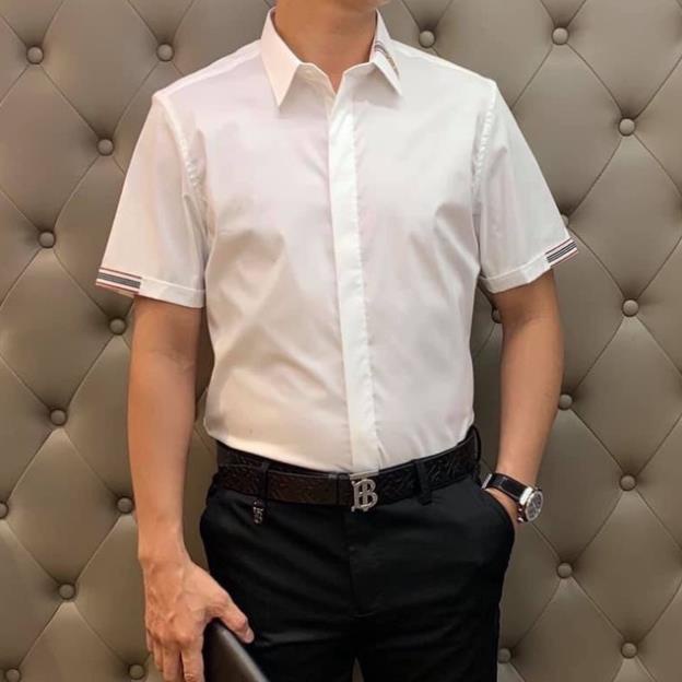 Áo sơ mi Nam Nữ ⚡ CAO CẤP ⚡ Sơ mi Tay ngắn Burberry On web 1-1 Check tay – District 13 !