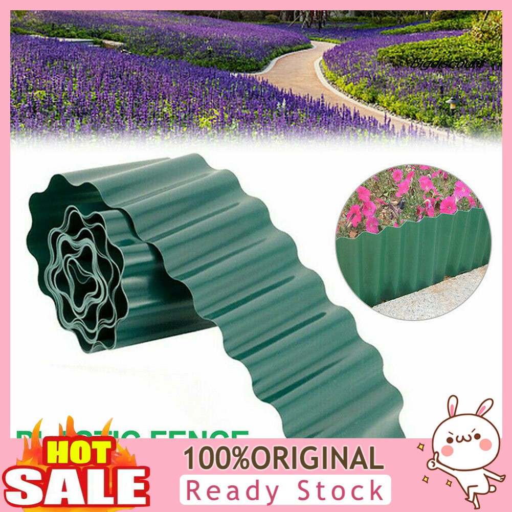 Hàng rào bảo vệ bãi cỏ bằng nhựa trang trí vườn nhà tiện dụng cỡ 10/15/20cm