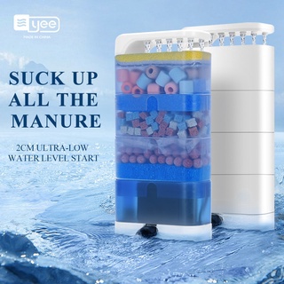 Máy lọc nước bể nuôi rùa 15w không gây tiếng ồn có hộp lọc nước