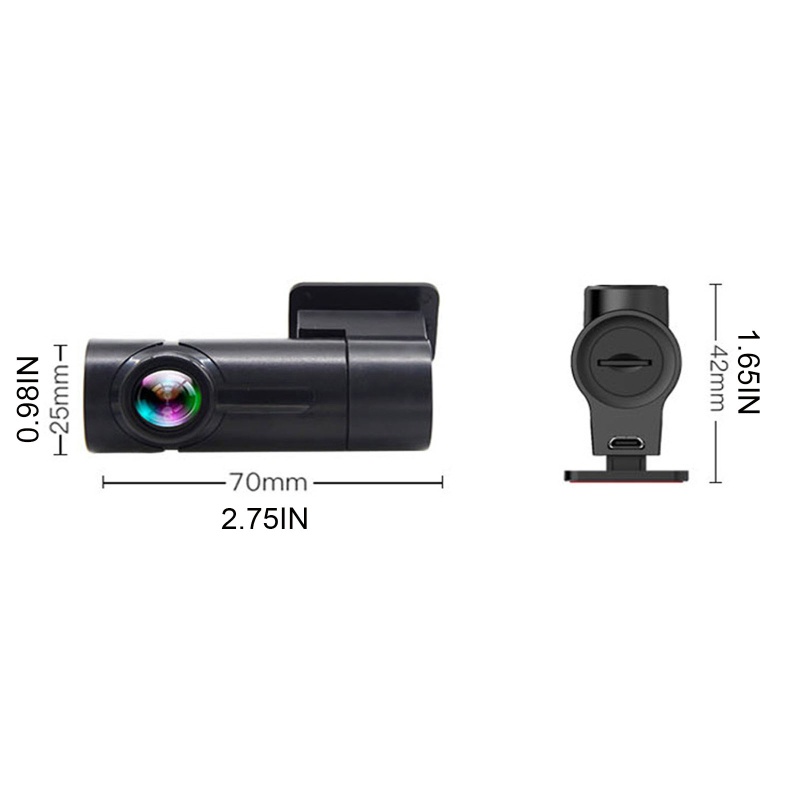 Camera Hành Trình Xe Hơi Hỗ Trợ Quay Ban Đêm Kết Nối WiFi Không Dây