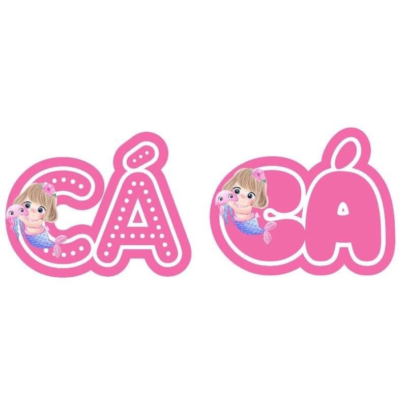 Tên chữ đẹp dựng bàn - Giá cho 1 chữ cái