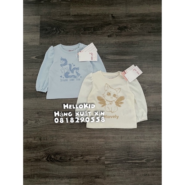 A430- Áo thun cotton Gee.Jay cho bé gái
