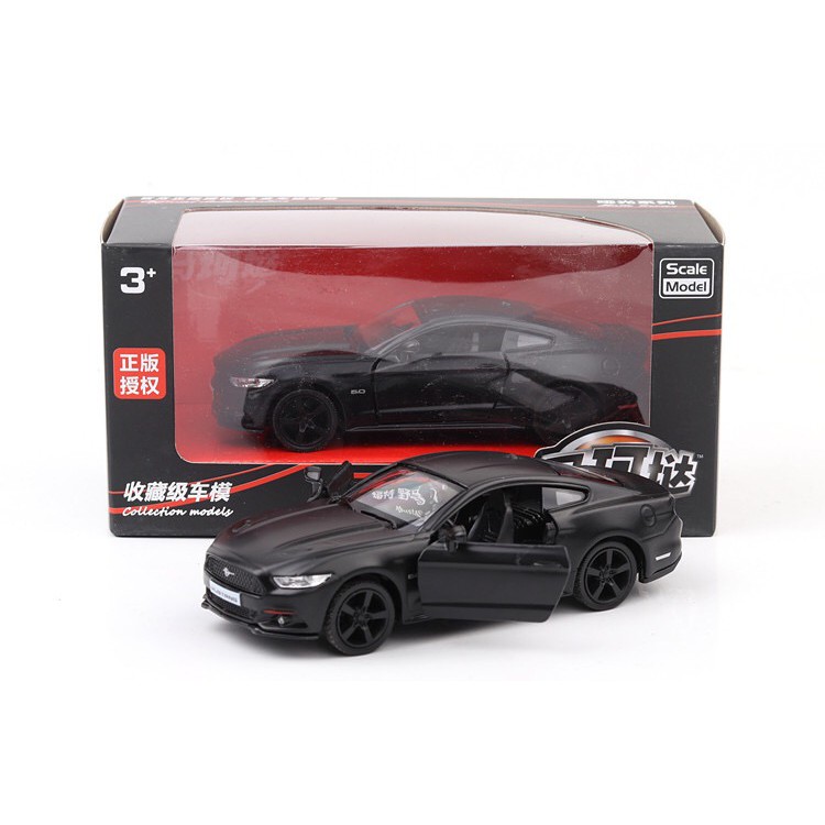 Xe FORD MUSTANG mô hình Kim Loại 12.6x4.7x3cm