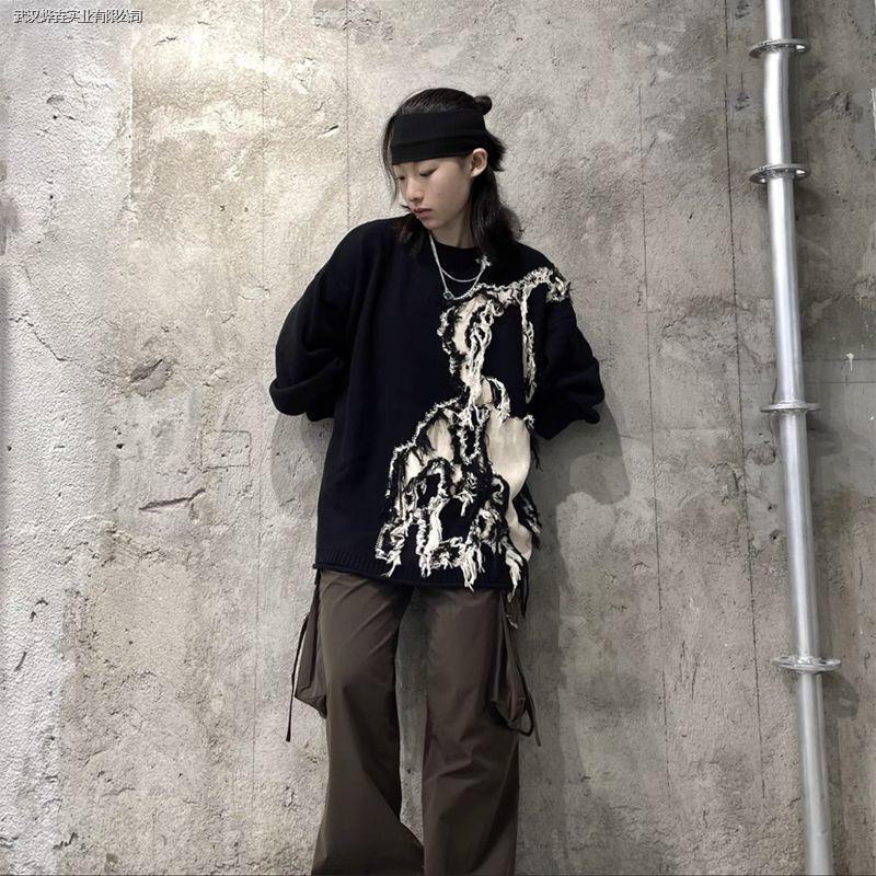 Áo sweater cổ tròn phong cách thu đông Hàn Quốc 2021
