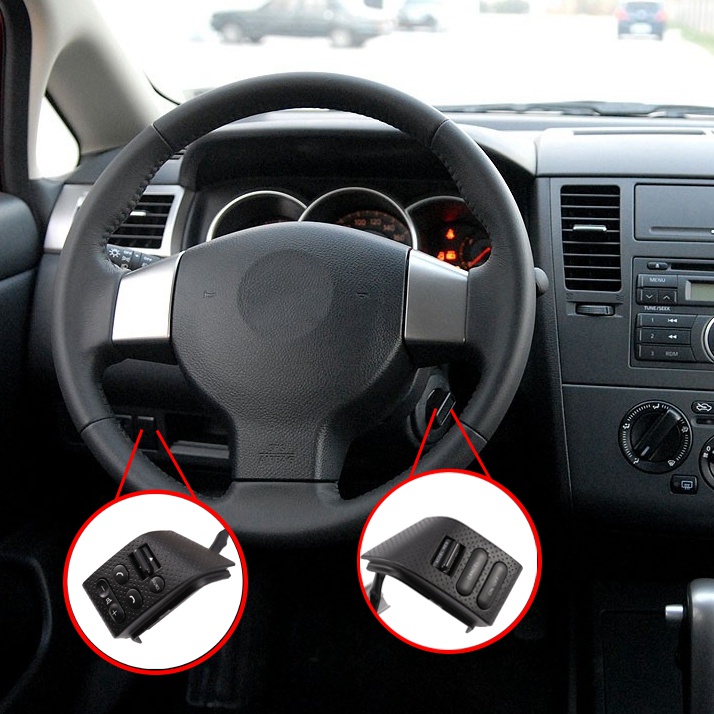 Nút Điều Khiển Gắn Vô Lăng Xe Hơi Nissan Livina Tiida Sylphy