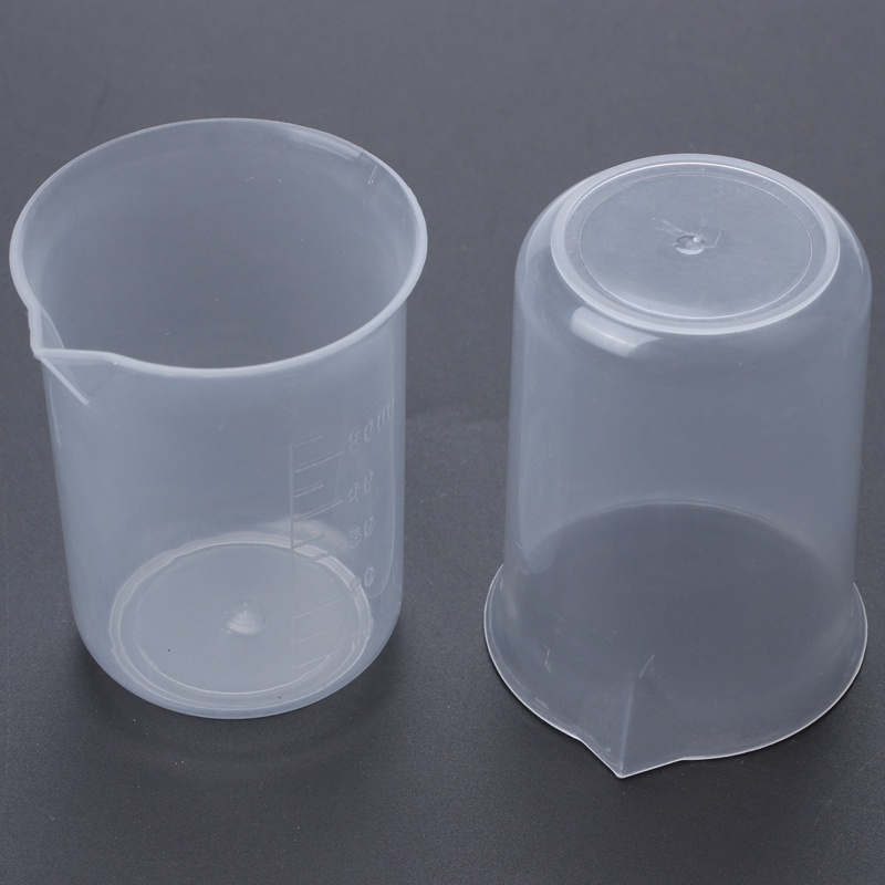 Set 2 Cốc Đo Lường Trong Suốt Dung Tích 50mL