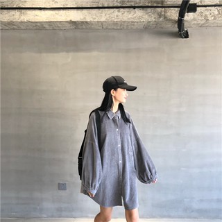 kèm ảnh thật-áo sơ mi buông 1311