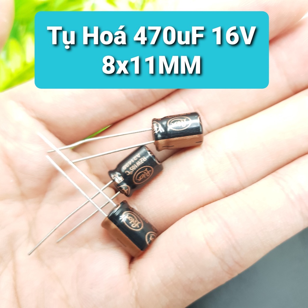 [COMBO 5C 10C 20C Giá Rẻ] Tụ Hóa 470uF 16V 8x11MM Tụ Phân Cực Lọc Nguồn