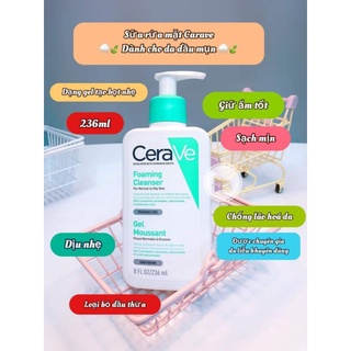 sữa rửa mặt cerave 236ml