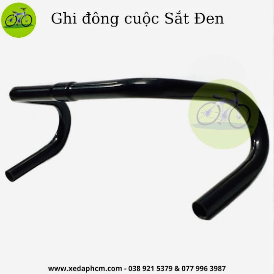 Cổ tay lái ghi đông xe đạp Fixed gear cong cuộc