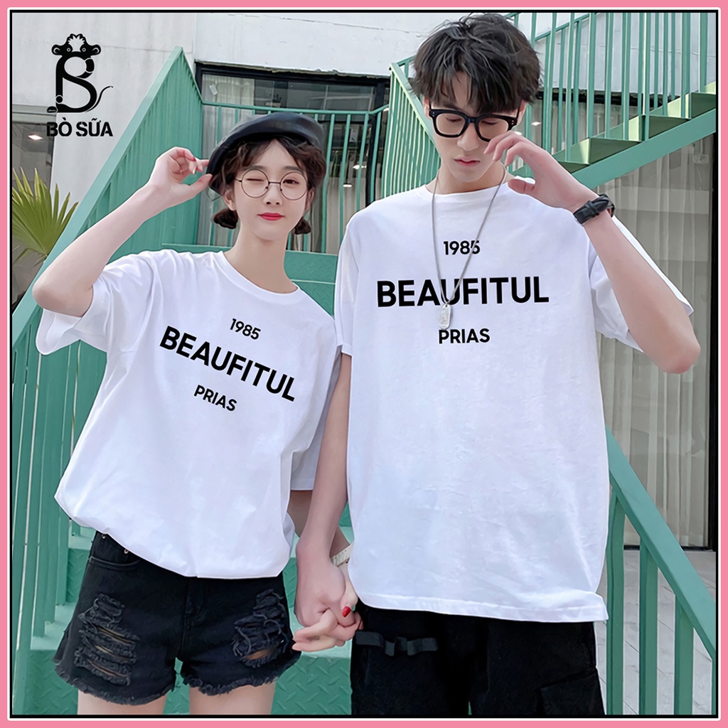 [In Theo yêu Cầu] Áo Thun Nam Nữ Form Rộng Chất Cotton Cực Mát - Free Style