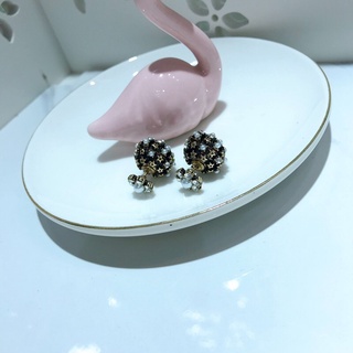 Khuyên tai bông tai dior ngọc tròn ong