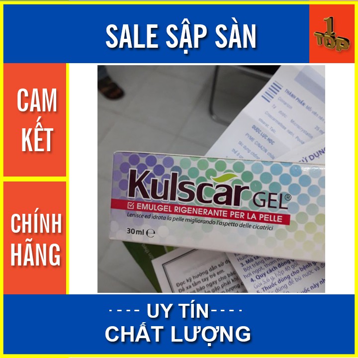 Kulscar Gel - Hỗ Trợ Điều Trị Vết Thương Hở & Hạn Chế Hình Thành Sẹo