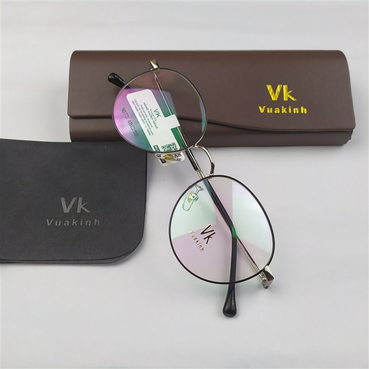 Kính cận kim loại mắt tròn size nhỏ