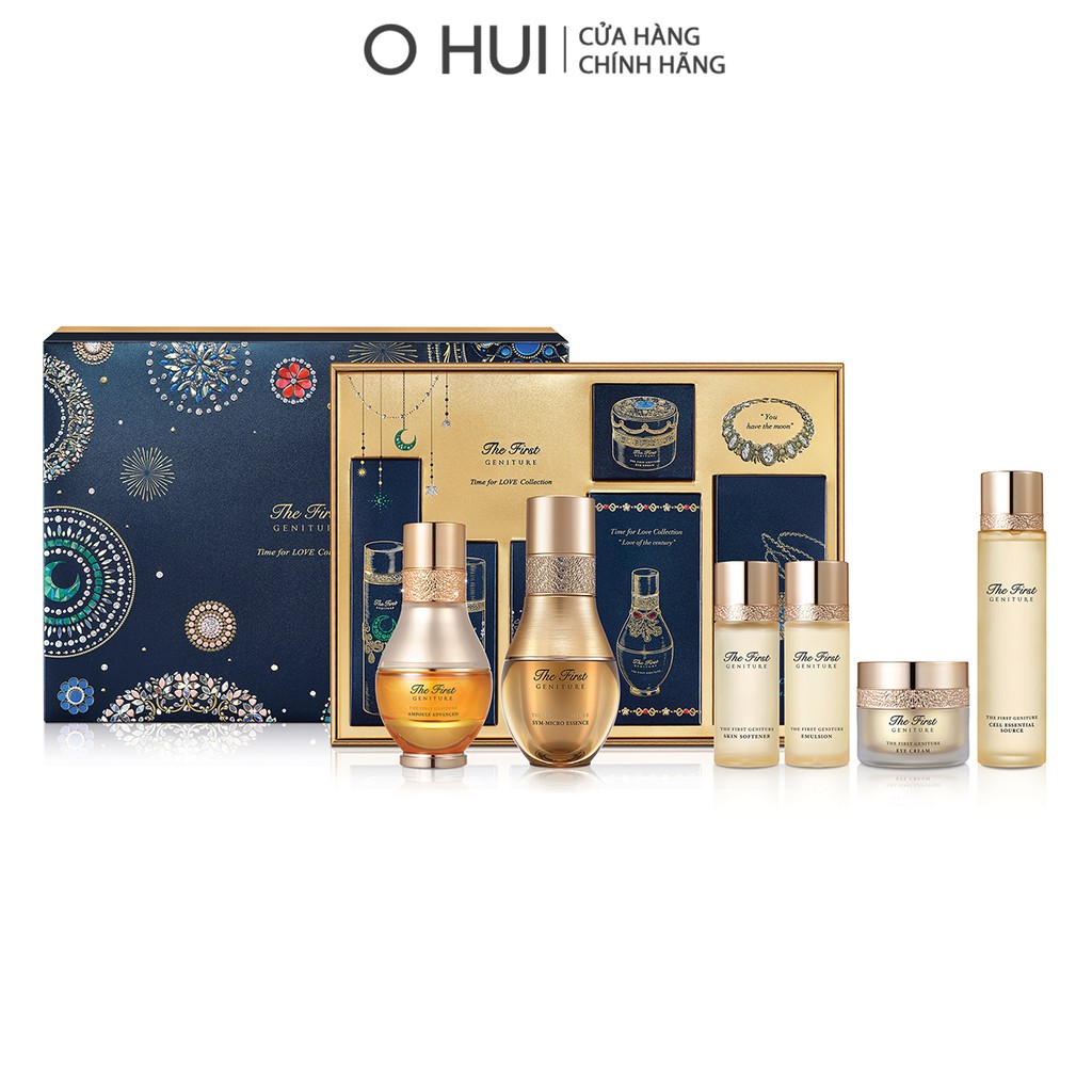 Bộ dưỡng tinh chất chiết xuất vàng 24k tái sinh da  toàn diện OHUI The First Time For Love Special Set | BigBuy360 - bigbuy360.vn