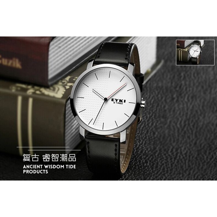ĐỒNG HỒ NAM EYKI DÂY DA 84KN10
