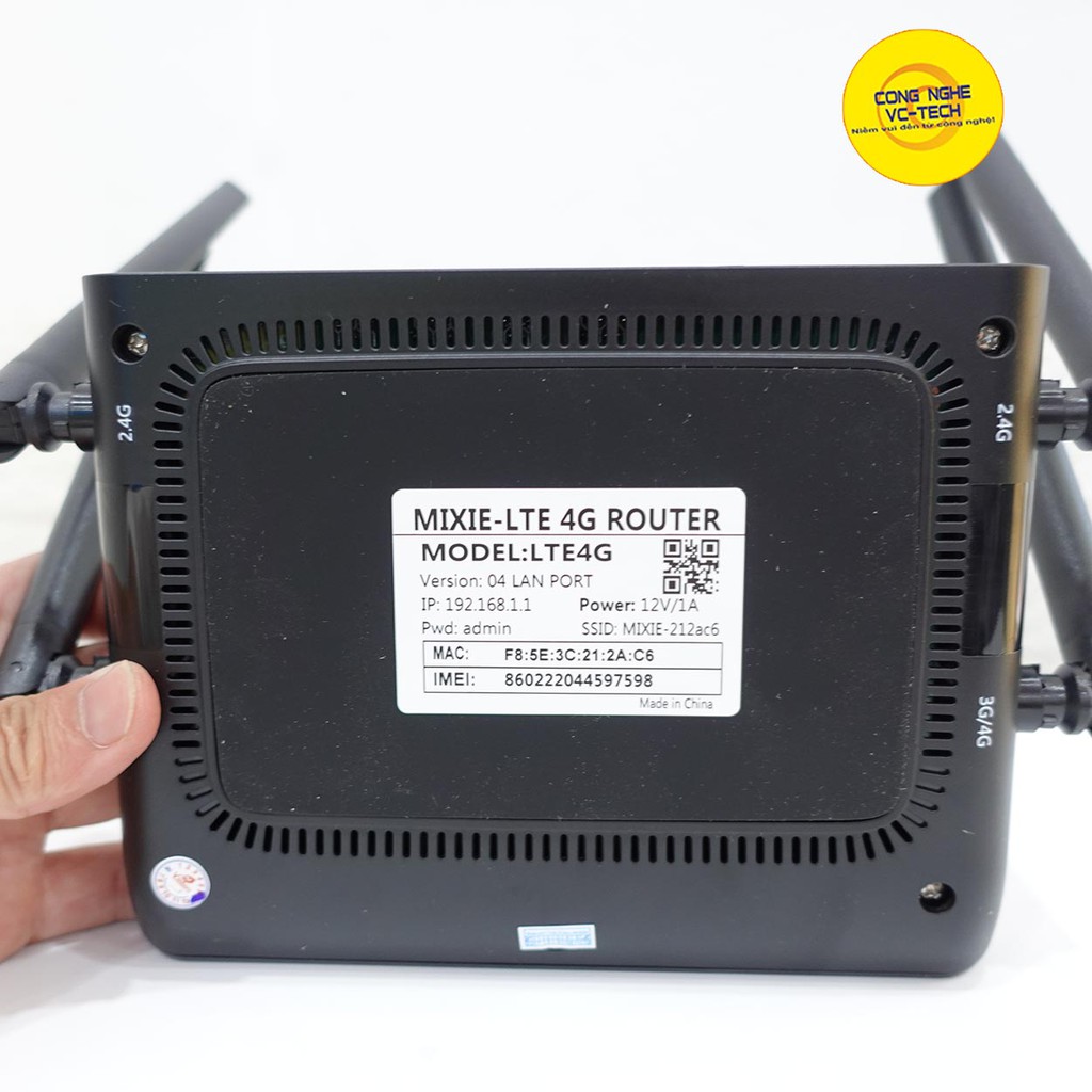 Bộ Phát Wifi 3G/4G Tốc Độ Cao MIXIE-LTE 4 RÂU🌀 Hỗ Trợ Phát Wifi Từ SIM 4G 🌀 INTERNET TRÊN MỌI NẺO ĐƯỜNG | BigBuy360 - bigbuy360.vn