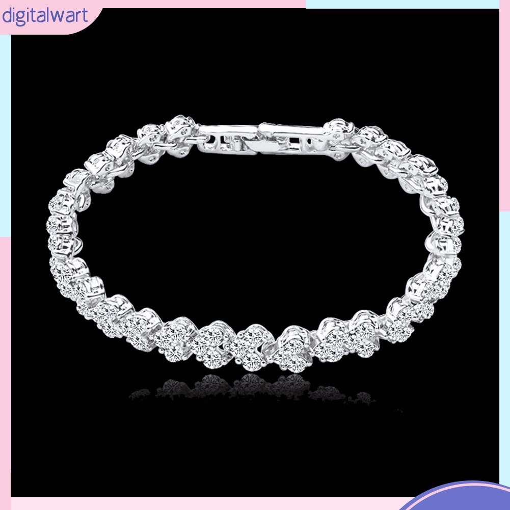 Vòng Tay Đính Đá Kiểu Dáng Đơn Giản, Thời Trang Cho Nữ