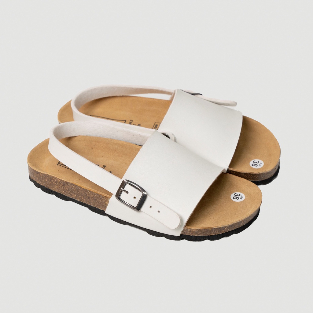 MÃ PU22 Sandal DA PU Đế Trấu Quai Ngang Unisex Birken Vietnam Bioline