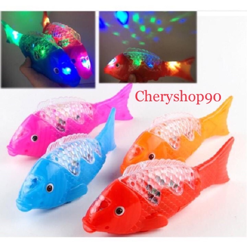 (tặng Kèm 3pin )Đèn lồng cá chép,có nhạc,quẫy đuôi (hàng loại1 đẹp)
