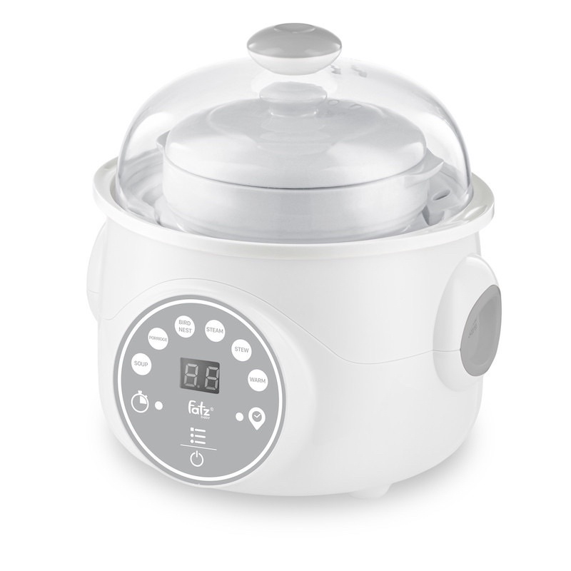 Nồi Hầm Cách Thuỷ 2 Tầng Điện Tử Fatz Baby Stew 2 FB9110ZT 1,0L - FB9107ZT 0,7L