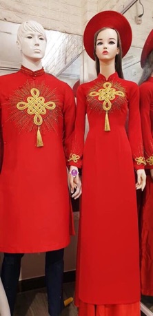 Áo cặp đính hạt